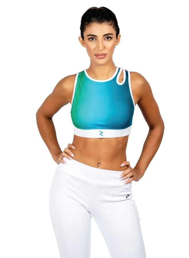 ZAECY Women's High-Support Padded Sports Bra