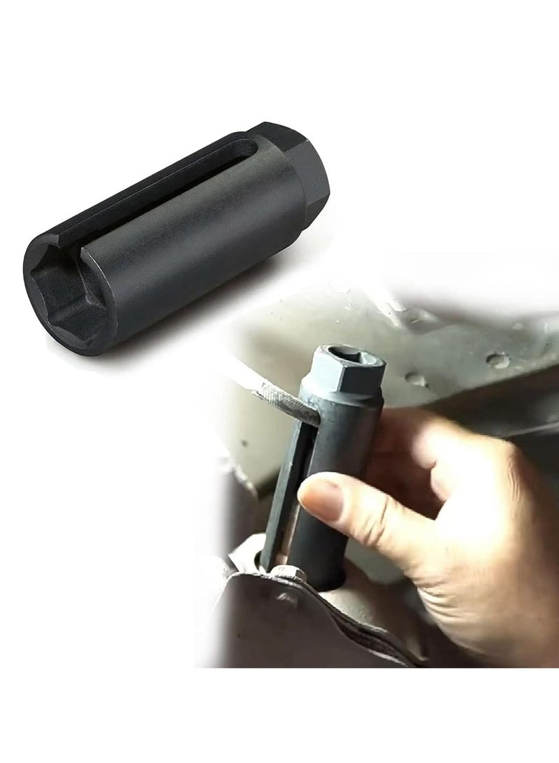 CMGTYYD Oxygen Sensor Socket, Offset Oxygen Sensor Socket 3/8 Inch Drive by 7/8 Inch 22mm Sensor from Side for Most Models of Cars Oxygen Sensor Offset Puller - Image 1