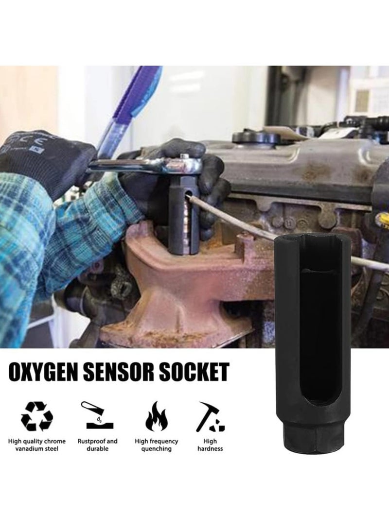 CMGTYYD Oxygen Sensor Socket, Offset Oxygen Sensor Socket 3/8 Inch Drive by 7/8 Inch 22mm Sensor from Side for Most Models of Cars Oxygen Sensor Offset Puller - Image 2