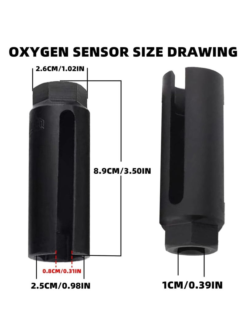CMGTYYD Oxygen Sensor Socket, Offset Oxygen Sensor Socket 3/8 Inch Drive by 7/8 Inch 22mm Sensor from Side for Most Models of Cars Oxygen Sensor Offset Puller - Image 5