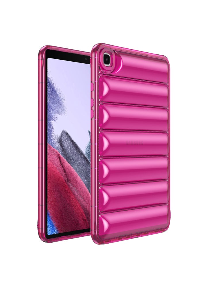 غطاء خلفي من مادة TPU بتصميم قلاب للأسفل لجهاز Samsung Galaxy Tab A7 Lite مقاس 8.7 بوصة T225 T220، جراب حماية من السقوط - وردي - Image 1