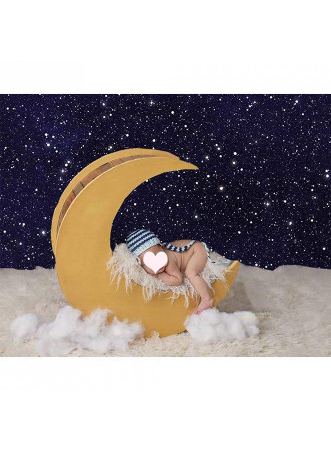 Yongqian Night Sky Star Backdrops Universe Space Theme Starry Photography Backdrop Galaxy Stars 5x3ft Vinyl Children Boy 1st Birthday Party Photo Background Newborn Baby Shower Banner Photo Studio Booth - Image 4