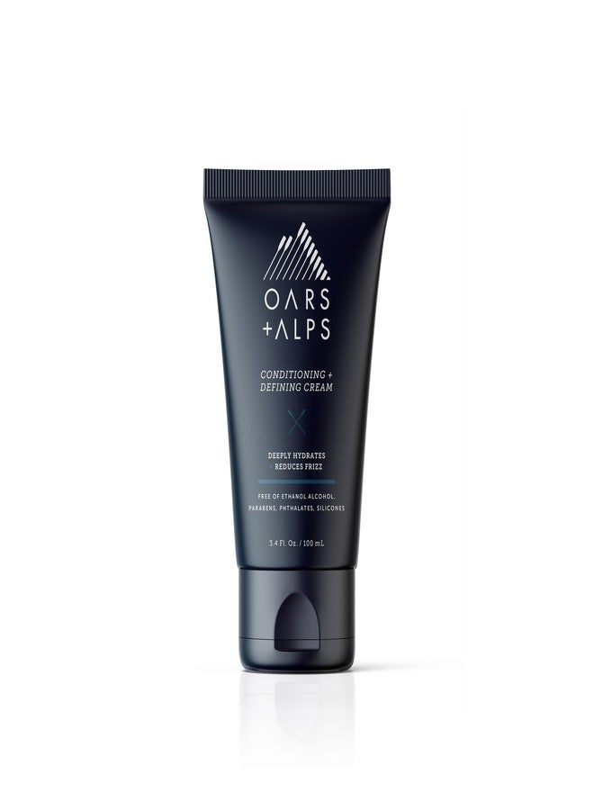 Oars + Alps Conditioning and Defining Cream, Styling Cream to Prevent Dull and Dry Hair, Moisturizing, Hydrating, Sofetening Hair Lotion with Argan Oil & Chia Seed Oil, 3.4oz - Image 1