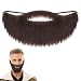 HaiFafafaing Fake Mustache Brown Fake Beard Costume Elastic Fakes Brown Beard Mexican Pirate Detective Mustache for Disguise Male Makeup Halloween Christmas Fiesta Masquerade Party Cosplay 100 Days of School - Image 2