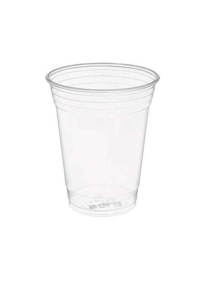 SNH Packing Juice Cup 16 Oz With Lid Clear Strong Disposable - Ideal for iced coffee, smoothies, Bubble Boba tea, milkshakes, frozen cocktails, water, sodas, juices, snacks, dessert and more 25 Pieces - Image 4