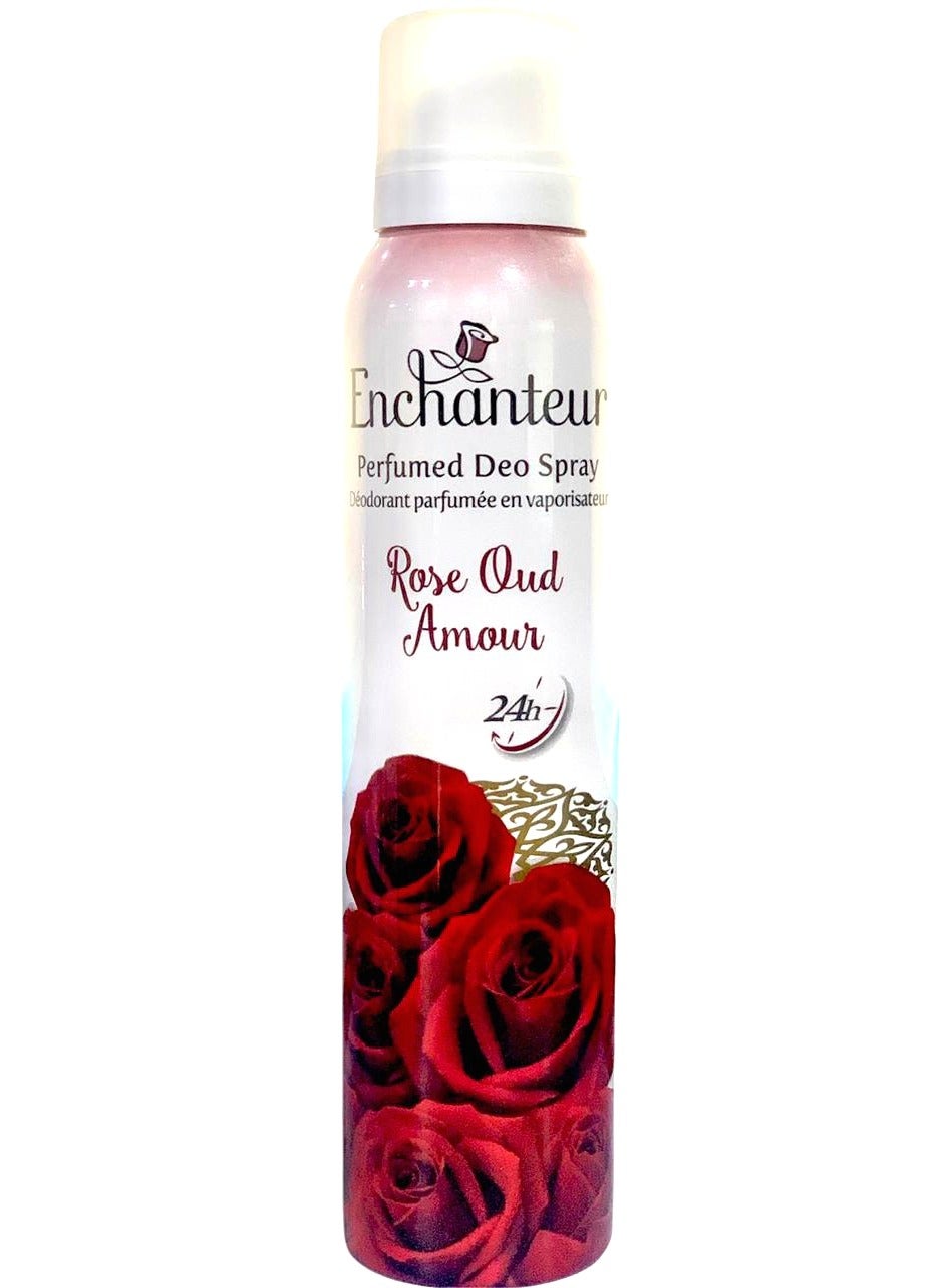 Enchanteur Perfumed Deodorant Rose Oud -150 Ml (Packaging may vary)