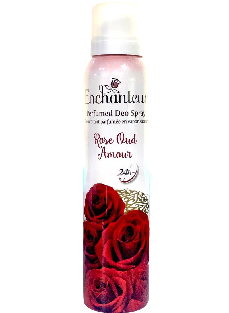Enchanteur Perfumed Deodorant Rose Oud -150 Ml