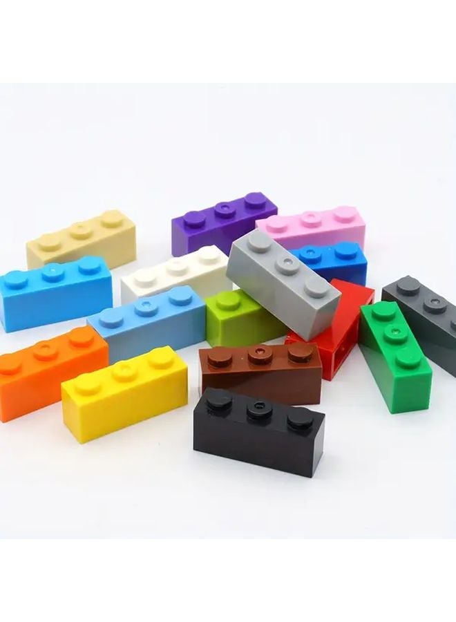 Sky Blue Building Blocks Set 20pcs Thick High Wall Bricks DIY Garden City Scenery Toys - Image 2