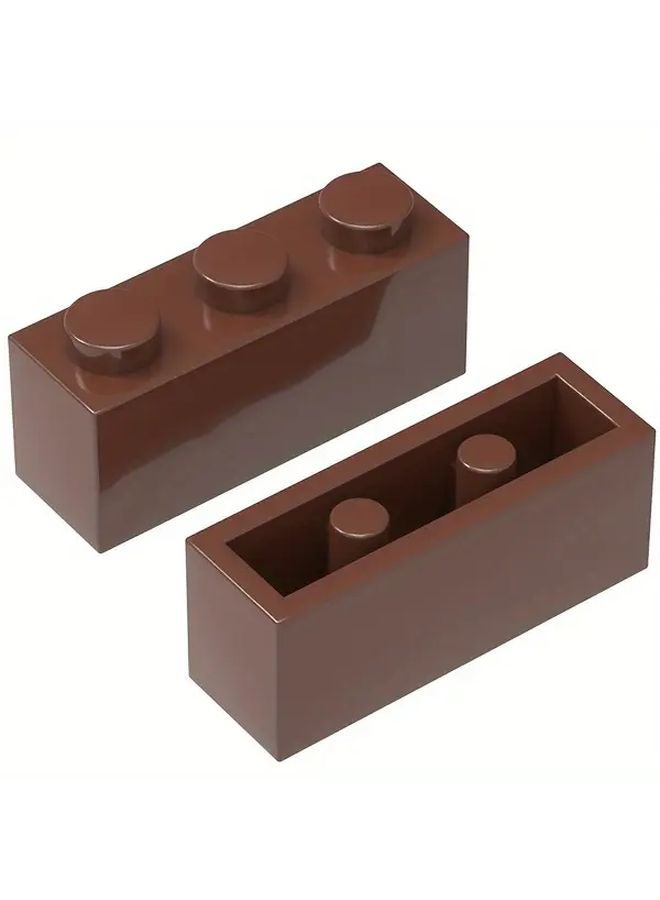 Sky Blue Building Blocks Set 20pcs Thick High Wall Bricks DIY Garden City Scenery Toys - Image 4