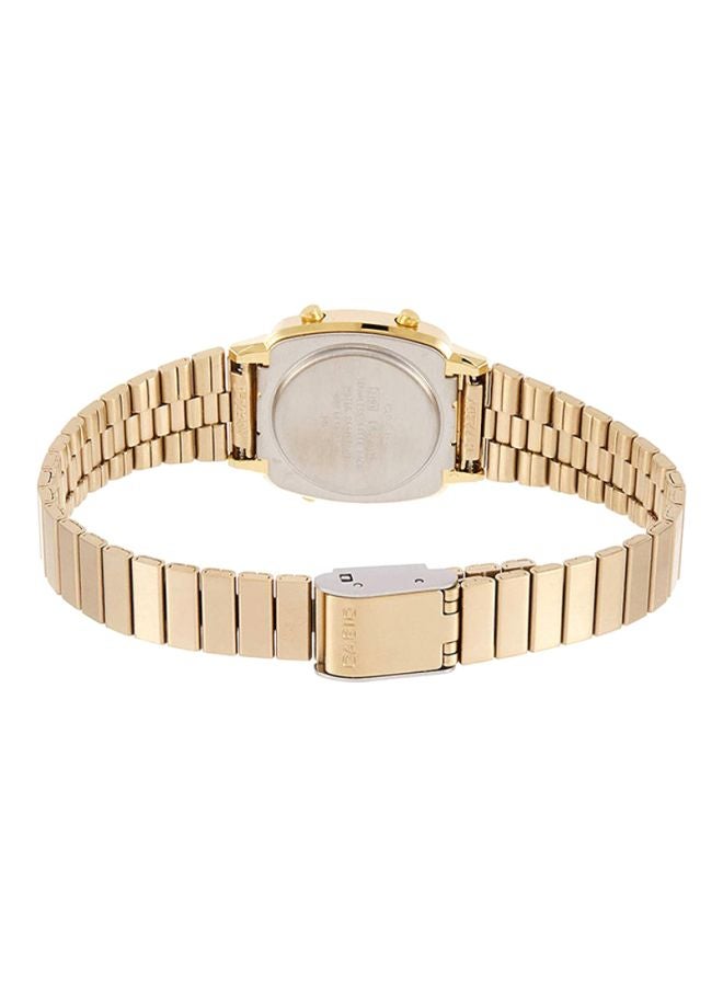 CASIO Women Vintage Water Resistant Digital Watch LA670WGA-9 - 25 mm - Gold - Image 2