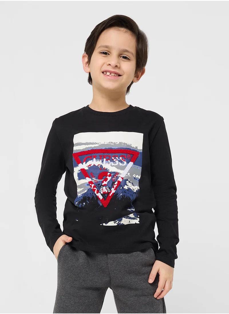 جس Kids  Graphic Print T-Shirt