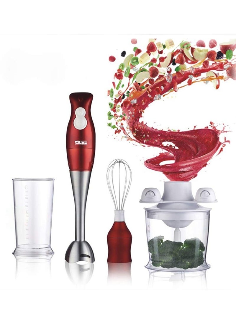 DSP - Household Electric Hand Blender 4 in 1 Blender Set with Stainless Steel Blades - Image 1