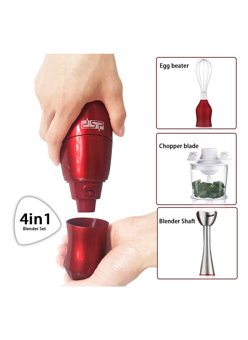 DSP - Household Electric Hand Blender 4 in 1 Blender Set with Stainless Steel Blades - Image 1