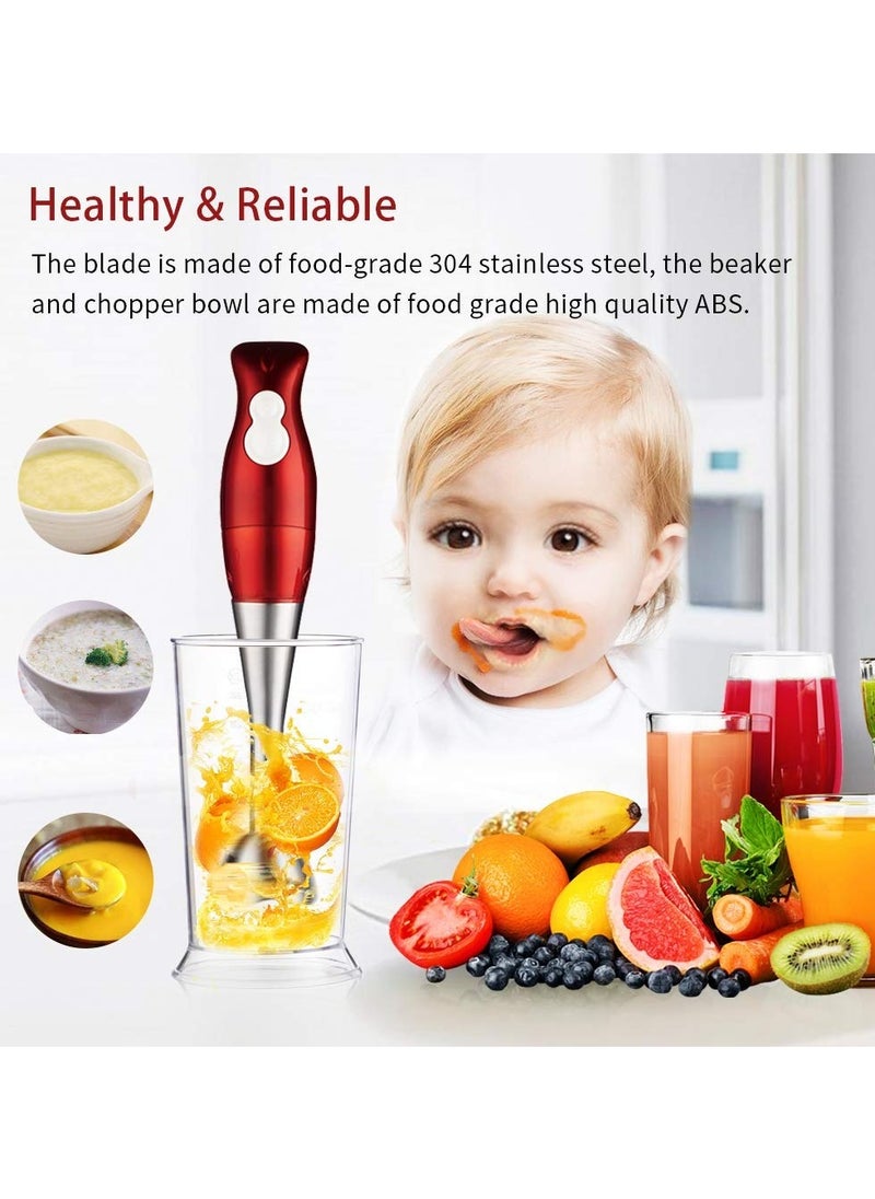 DSP - Household Electric Hand Blender 4 in 1 Blender Set with Stainless Steel Blades - Image 1