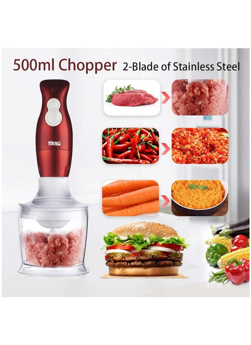 DSP - Household Electric Hand Blender 4 in 1 Blender Set with Stainless Steel Blades - Image 1