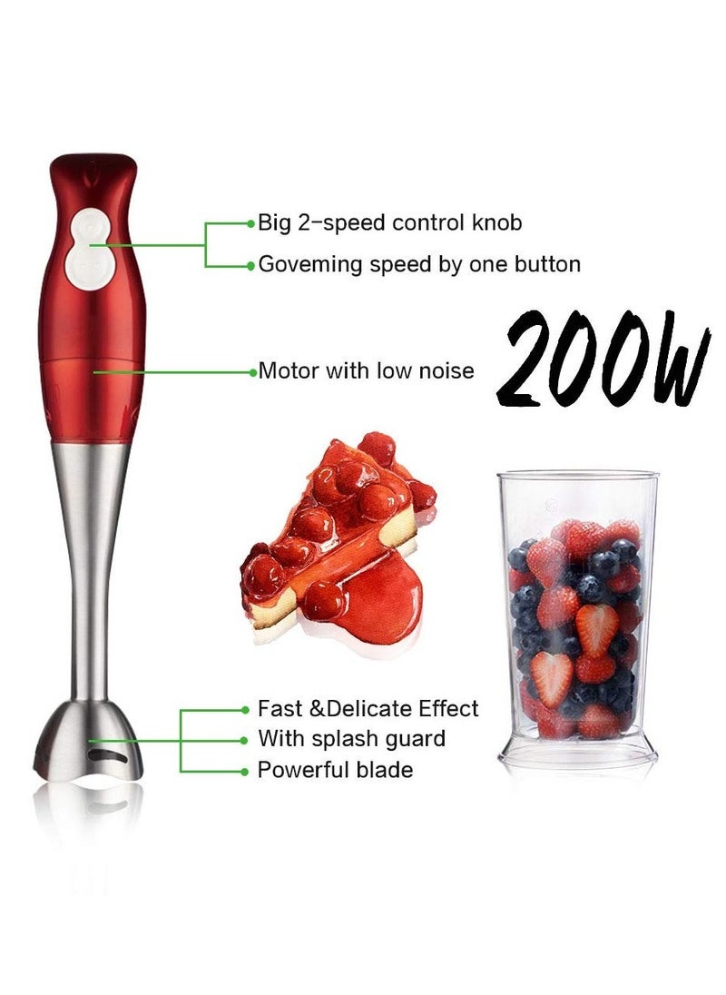 DSP - Household Electric Hand Blender 4 in 1 Blender Set with Stainless Steel Blades - Image 1