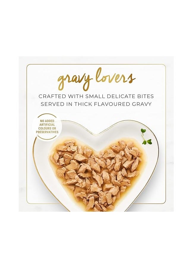 فانسي فيست طعام قطط رطب فاخر بمزيج من الدجاج المشوي من بورينا فانسي بيست (24 علبة)، كل مراحل الحياة، (g85) - Image 4