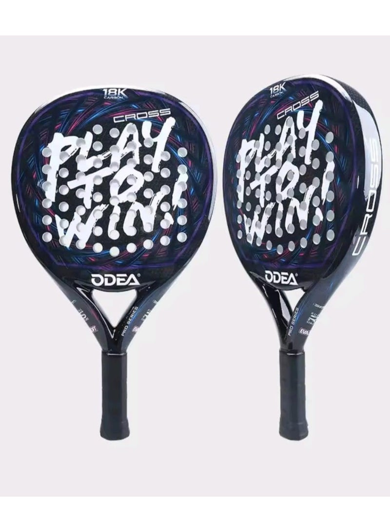 ODEA Padel Racket, with Sports Carrying Bag (Multicolor) Carbon Sports Tennis Racket for Men and Women with Padel Bag - Image 2