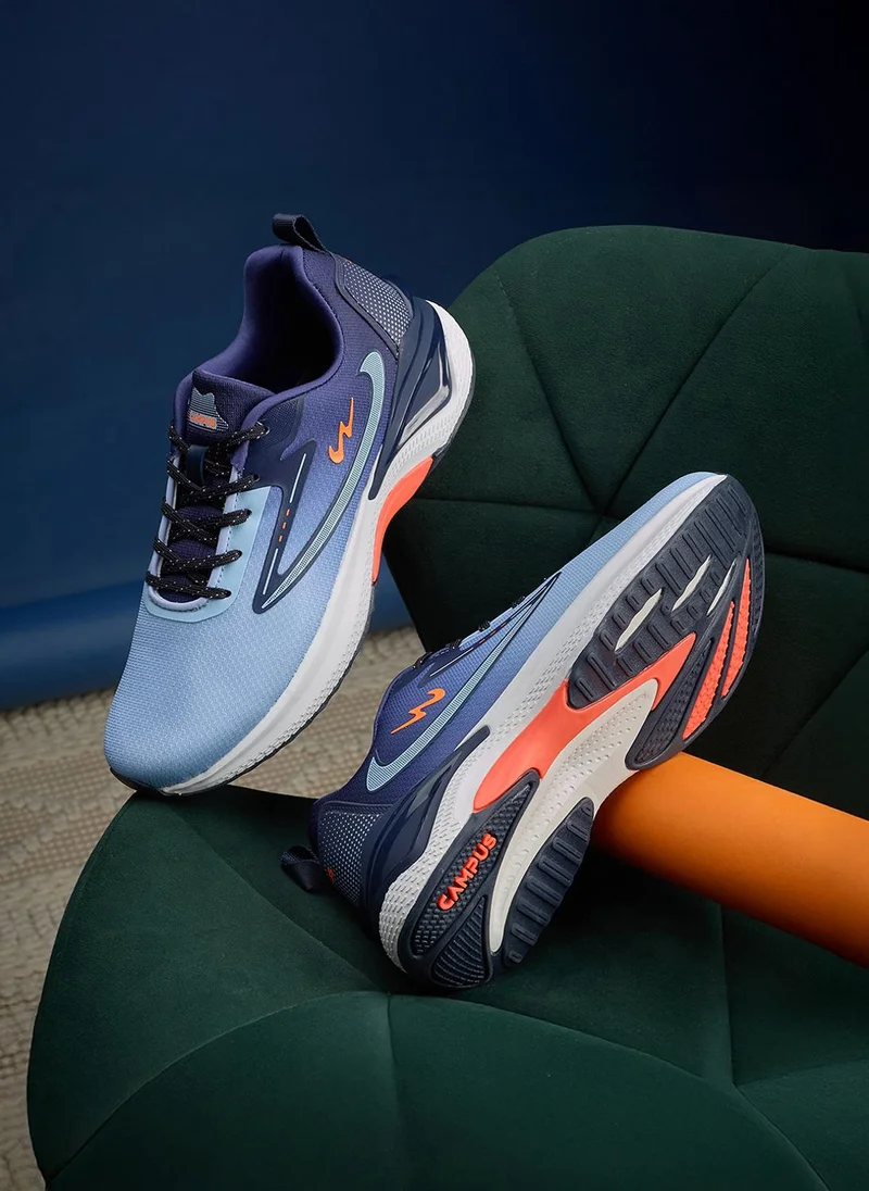CAMPUS Men Vesper Memory Advance Extra Bounce Lace-Up Running Shoes-Blue
