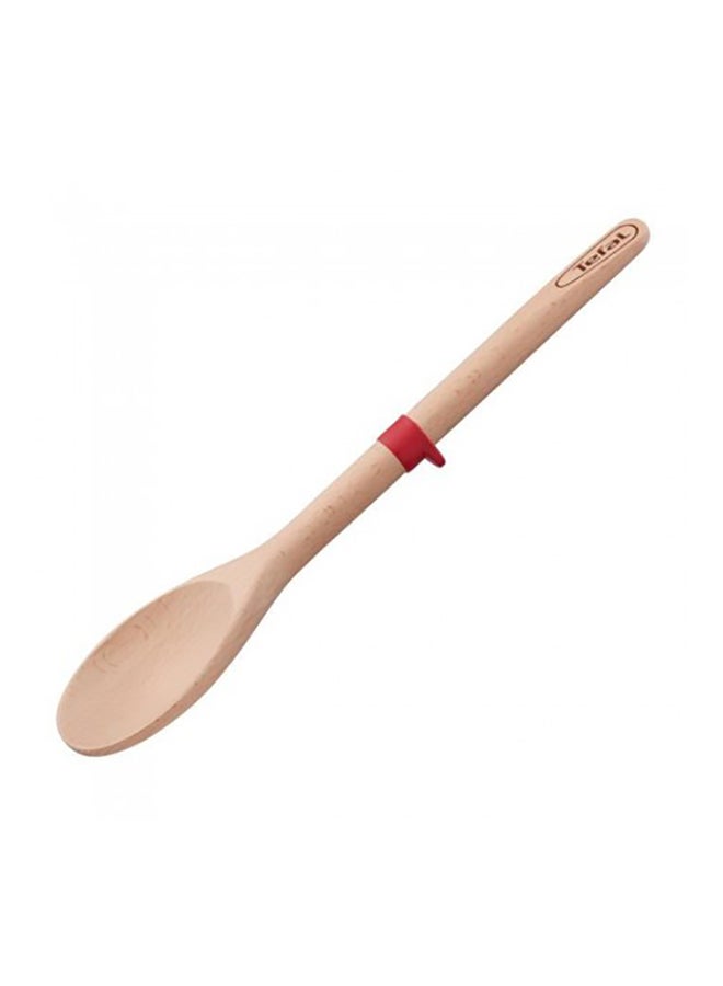 Tefal Ingenio Heat Resistant Non-scratch Wood Spoon Brown - Image 2