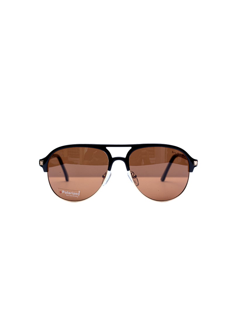 Baleno - "Classic Aviator Sunglasses with Sturdy Metal Frame – Polarized Lenses for 100% UV Protection, Lightweight & Comfortable Design – Perfect for Men & Women, Ideal for Driving, Travel, and Outdoor Activities - Image 1