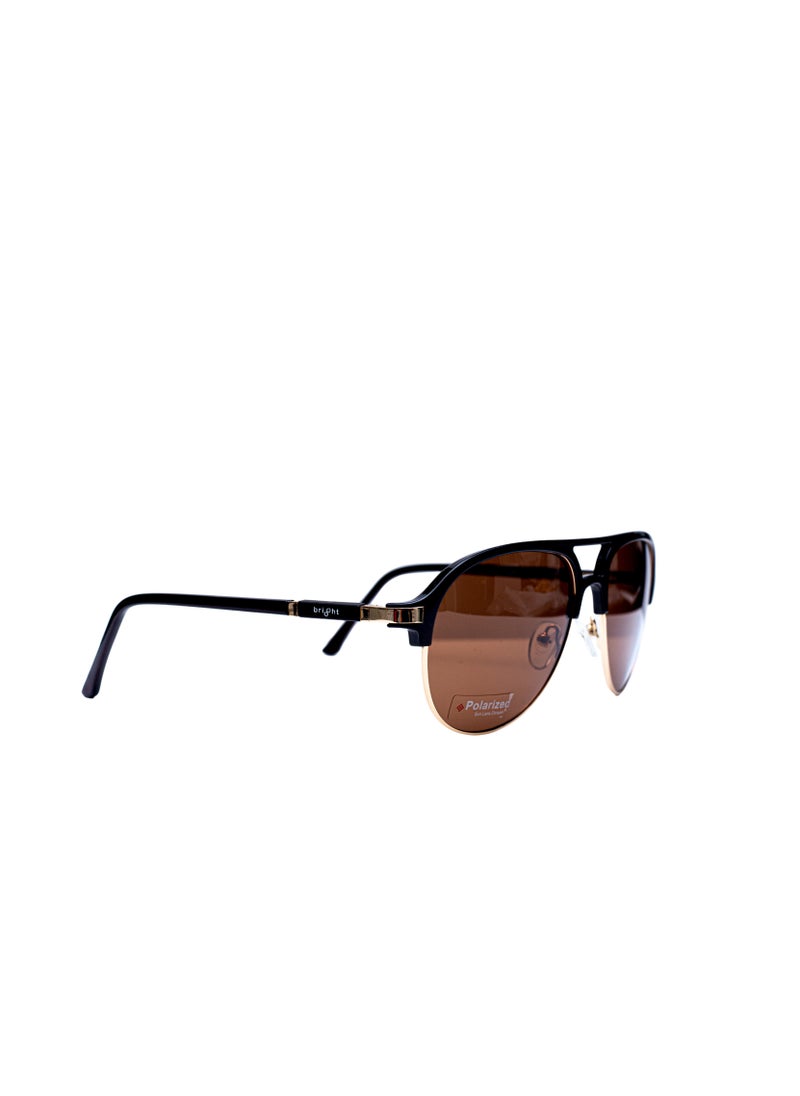 Baleno - "Classic Aviator Sunglasses with Sturdy Metal Frame – Polarized Lenses for 100% UV Protection, Lightweight & Comfortable Design – Perfect for Men & Women, Ideal for Driving, Travel, and Outdoor Activities - Image 1