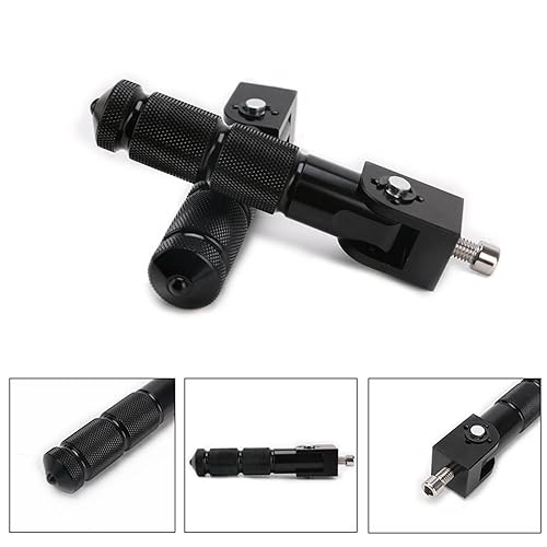 PACEWALKER 8mm Motorcycle Footpegs Universal Foldable Foot Pegs CNC Non-Slip Foldable Aluminum Pegs Compatible with Yamaha Honda Suzuki Kawasaki Ducati Aprilia Electric Motorbikes ATV - Image 2