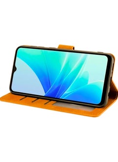 ماركة غير محددة جراب جلدي قلاب لهاتف شاومي ريدمي نوت 9S/9 Pro/9 Pro Max، مزود بفتحة للبطاقات، وحزام بإغلاق مغناطيسي، وغطاء داخلي من السيليكون ، يوفر حماية فائقة لهاتف شاومي ريدمي نوت 9S/9 Pro/9 Pro Max (6.67 بوصة) (لون الجمل)  - Image 3