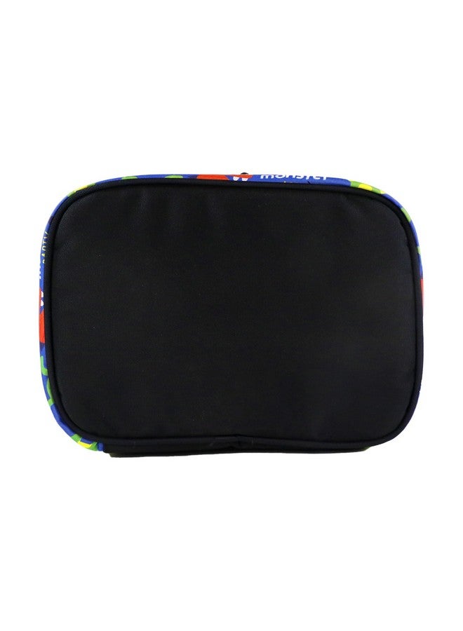 Smily Kiddos | Double Decker Lunch Bag Monster Theme - Blue | Kids & School Lunch Bag | Lunch Bag for Kids | Lunch Bag for School | Comes with 2 Main Compartment LxWxH :25.5 X 17 X 20 CM - Image 4