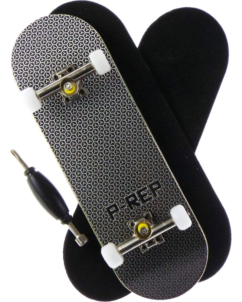 PREP Starter Complete Wooden Fingerboard 30mm White Logo 2016 - Image 2