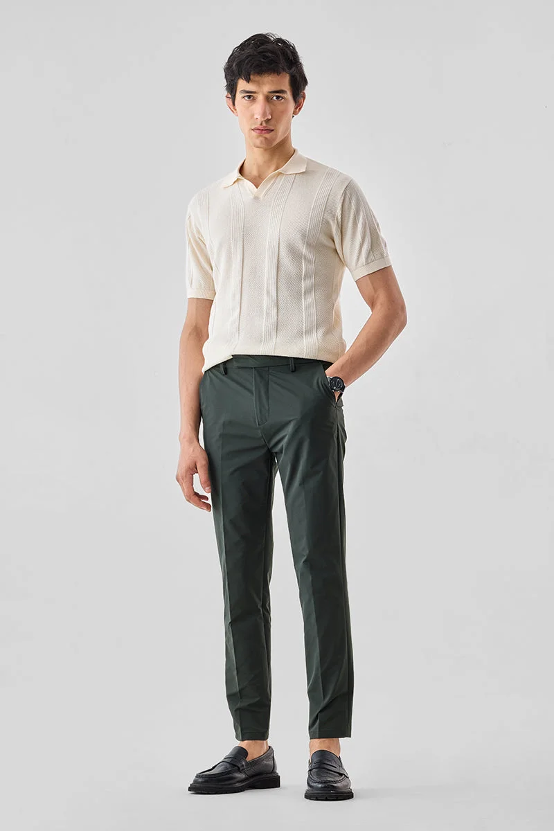 SNITCH تشينو بقصة ضيقة مطاطية % إيلاستومولتيستر