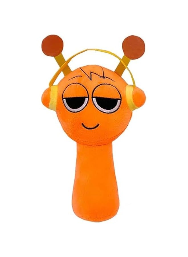 Sprunki Plush,10In Sprunki Game Plush, Realistic Cute Soft Stuffed Animal Doll Pillos Game Fans Boy Girl Kids(Oren) 