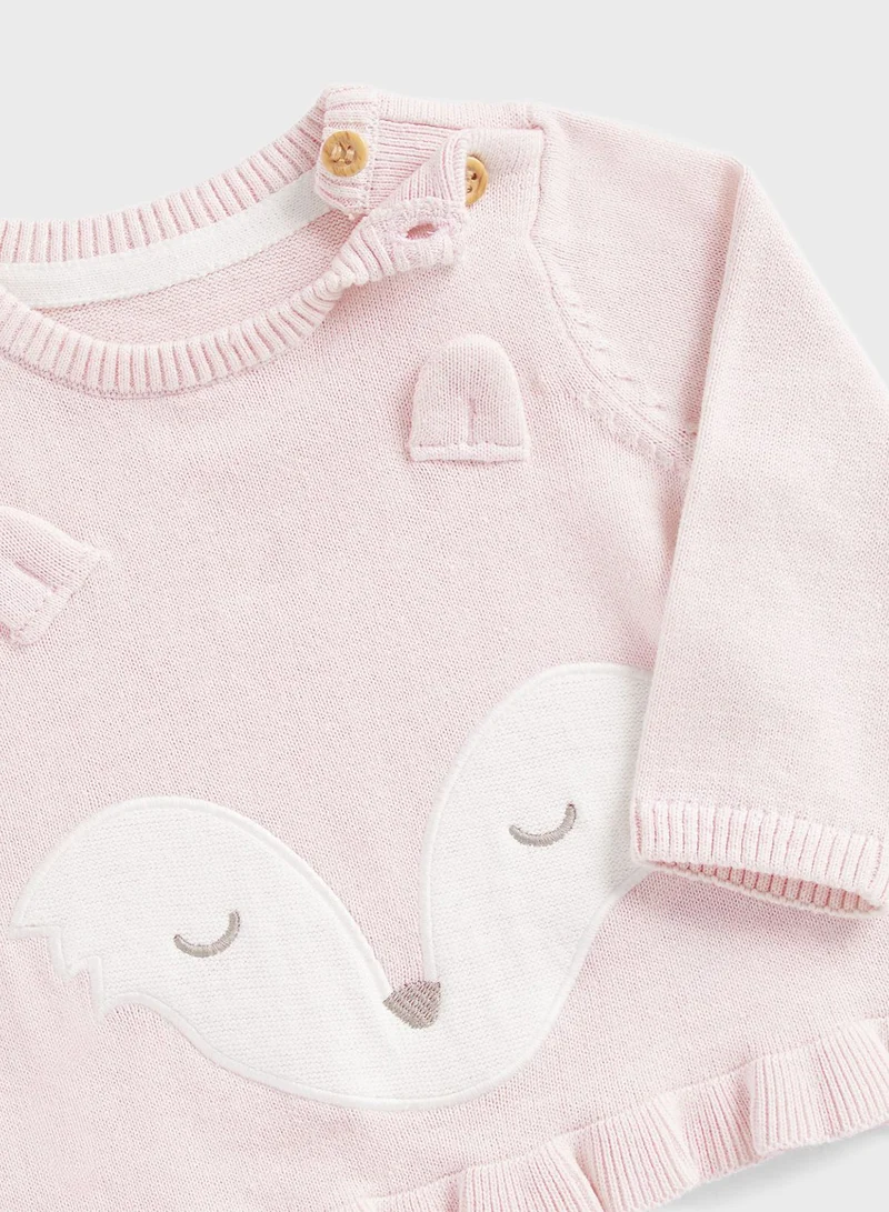 mothercare My First Pink Knitted Outfit Set