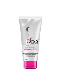 Qraa Advanced Lacto Dark Underarm Whitening Cream 50G For Even Toned Underarms Paraben Free  - Image 2