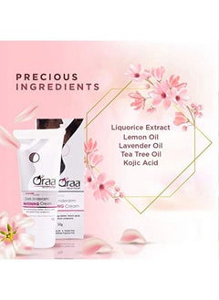 Qraa Advanced Lacto Dark Underarm Whitening Cream 50G For Even Toned Underarms Paraben Free  - Image 5