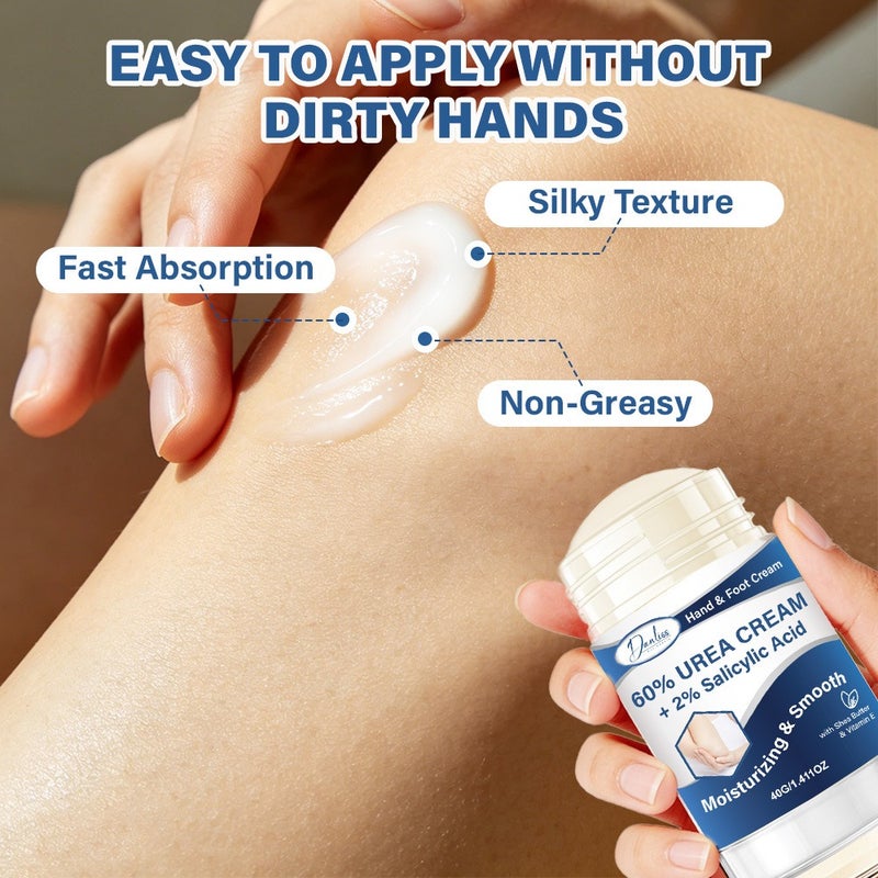 Danliss 60% Urea Hand and Foot Repair Stick 40g, 2% Salicylic Acid for softening calluses and cracked heels - Image 4