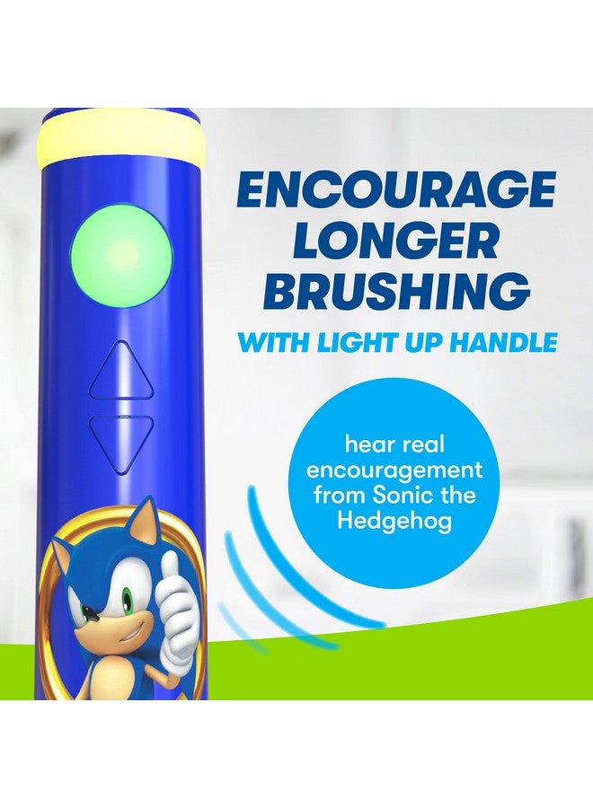 FIREFLY Play Action Sonic The Hedgehog Toothbrush Kit, Interactive Battery Operated Toothbrush with Lights, Music and Games, Batteries Included, Ages 3+ - Image 5