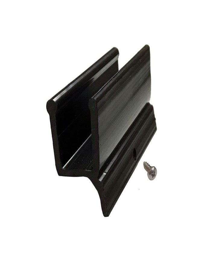 TechnologyLK Gordon Glass® Sliding Shower Door Bottom Guide 1/2" Wide x 3" Long - Image 1