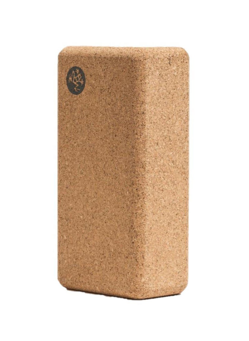 Manduka - Cork Block Lean Natural 3 Inch - Image 1
