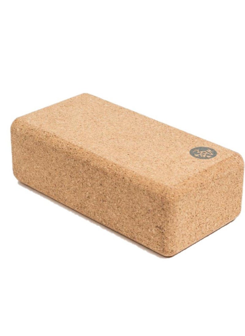 Manduka - Cork Block Lean Natural 3 Inch - Image 1
