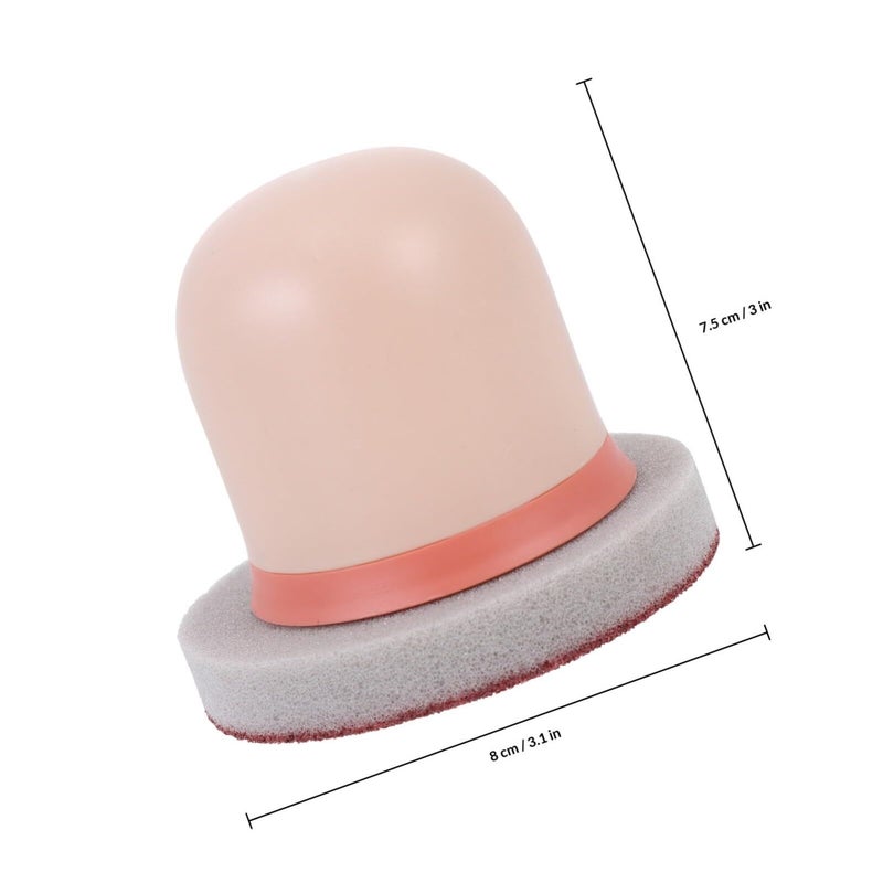 4 Pcs Emery Sponge Scrubbers Kitchen Pot Cleaning Pads Assorted Colors Multifunctional Decontamination Wipes for Bathroom Tile And Cookware - Image 3