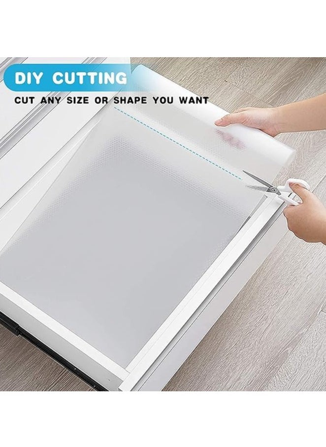Spaceshoop Waterproof Kitchen Drawer Liner Mat, Non-Slip Cabinet Shelf Protector, Moisture-Proof and Oil-Resistant (45cm*5m)  - Image 4
