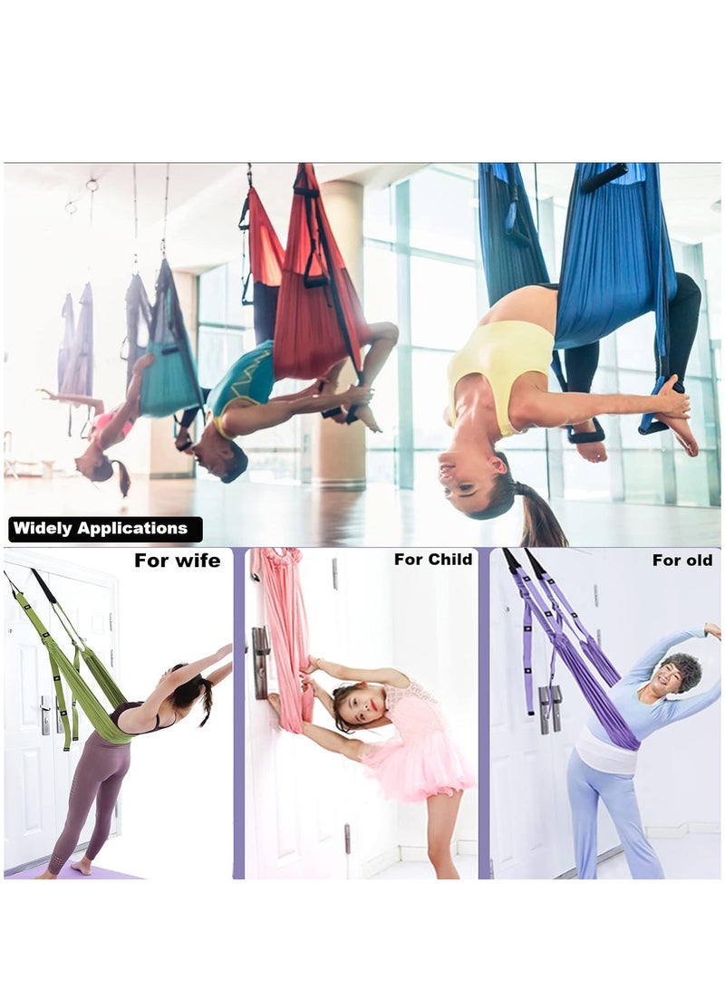 Arabest Yoga Leg Stretcher Strap, Backbend Training Belt with Door Anchor, Flexibility Trainer Stretching Equipment Assist Stretch Strap for Fitness Gymnastics Dance Aerial Yoga Ballet - Image 5