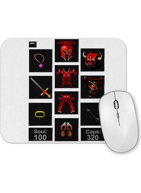 Print Shop Knight Set Tibia Knight Set Mouse Pad