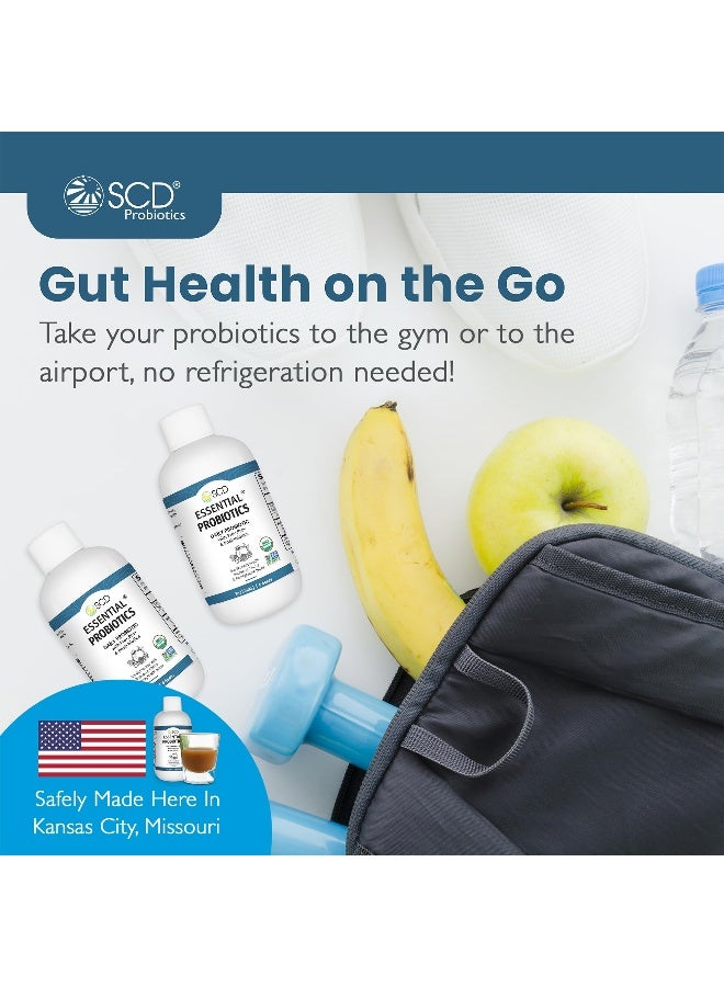 SCD Essential Probiotics for Women, Men, Kids and Toddlers, Travel Probiotic for Digestion and Immunity, Gut Health Liquid Probiotic Supplement with 11 Live Strains – 3 fl oz - Image 4