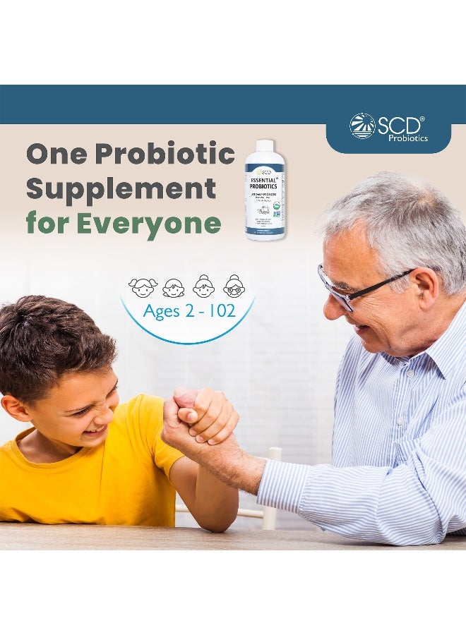 SCD Essential Probiotics for Women, Men, Kids and Toddlers, Travel Probiotic for Digestion and Immunity, Gut Health Liquid Probiotic Supplement with 11 Live Strains – 3 fl oz - Image 5