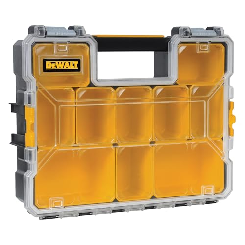 DEWALT Small Parts Organizer, Hardware Storage Box with Removable Dividers, 10-Compartment (DWST14825) - Image 2
