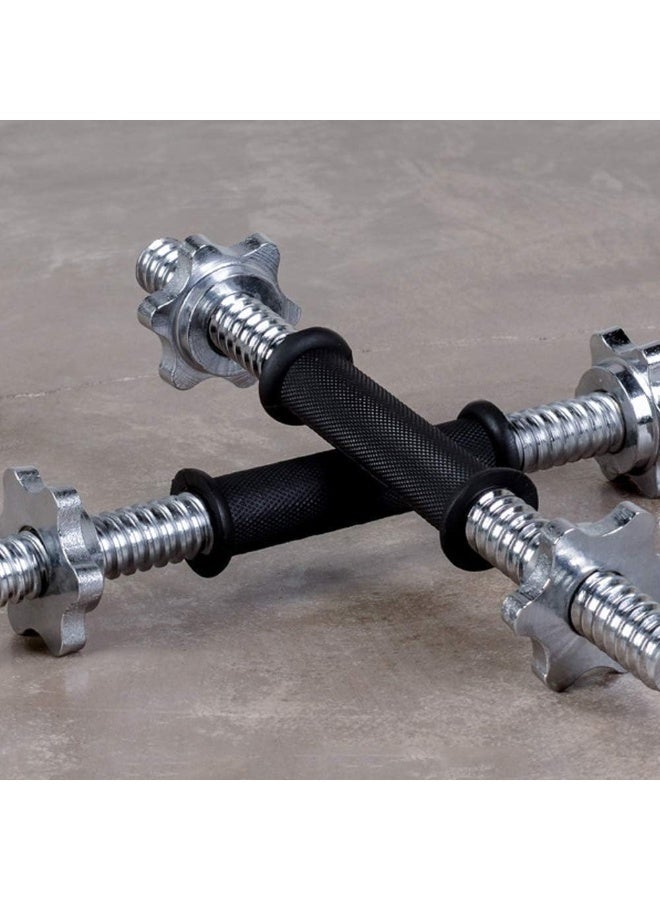 بير زوج من قضبان اليد - قضبان تمرين 40 سم لتدريب القوة، وتمارين القبضة والساعد، وصالة الألعاب الرياضية المنزلية، واللياقة البدنية، والبيلاتس، والعلاج الطبيعي، مع قبضة متينة مانعة للانزلاق للرجال والنساء - Image 3