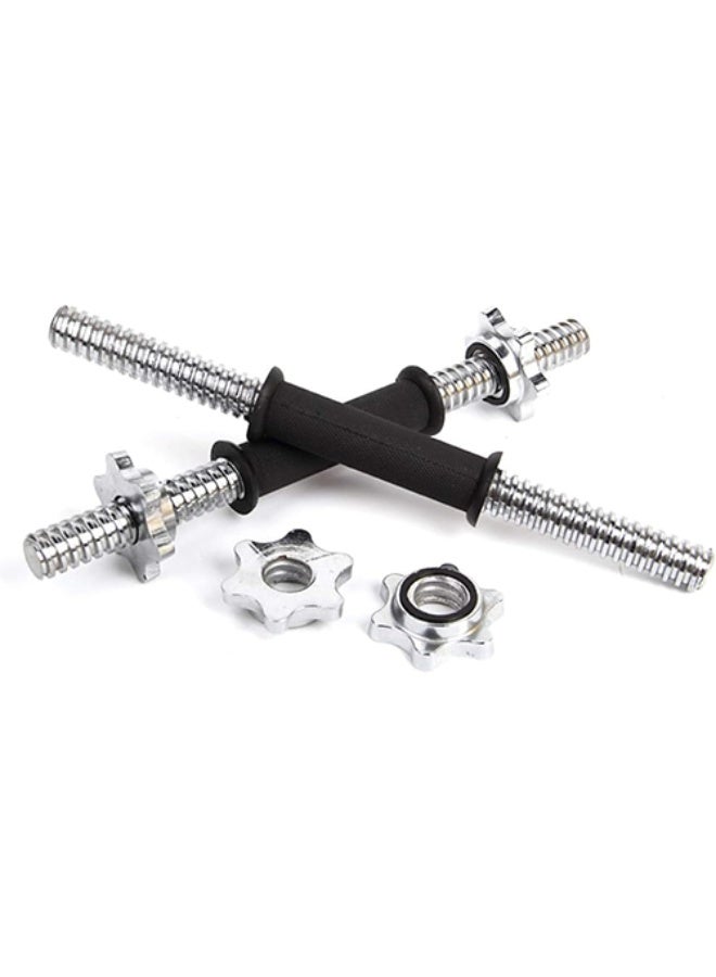 بير زوج من قضبان اليد - قضبان تمرين 40 سم لتدريب القوة، وتمارين القبضة والساعد، وصالة الألعاب الرياضية المنزلية، واللياقة البدنية، والبيلاتس، والعلاج الطبيعي، مع قبضة متينة مانعة للانزلاق للرجال والنساء - Image 1