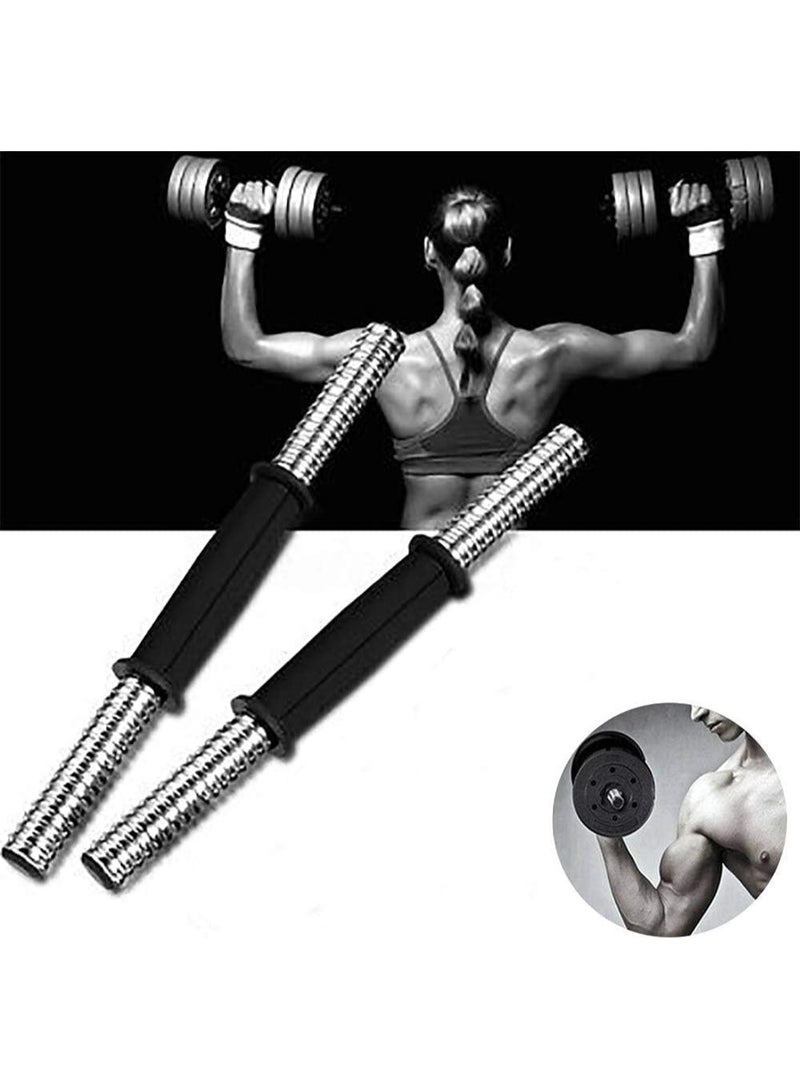 بير زوج من قضبان اليد - قضبان تمرين 40 سم لتدريب القوة، وتمارين القبضة والساعد، وصالة الألعاب الرياضية المنزلية، واللياقة البدنية، والبيلاتس، والعلاج الطبيعي، مع قبضة متينة مانعة للانزلاق للرجال والنساء - Image 2